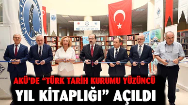 AKÜ’de “Türk tarih kurumu yüzüncü yıl kitaplığı” açıldı