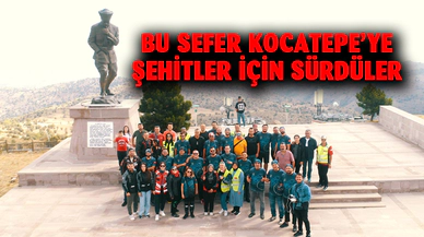 Bu sefer Kocatepe'ye şehitler için sürdüler