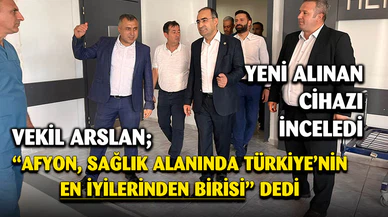 Arslan Afyonkarahisar Devlet Hastanesini ziyaret etti, talepleri dinledi 