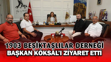1903 Afyon Beşiktaşlılar Derneği'nden Başkan Köksal'a Ziyaret 