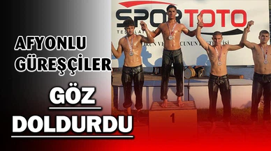 Afyonkarahisarlı pehlivanlar göz kamaştırdı