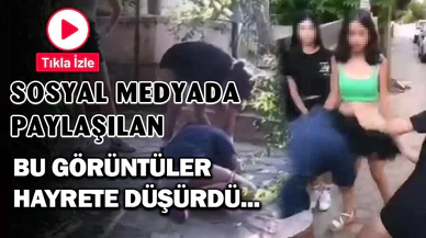 Tatil beldesinde dehşete düşüren kız kavgası