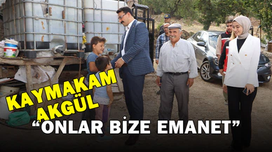 Kaymakam Akgül: “Şehit aileleri ve gaziler bizlere emanet”