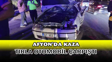 Tırla otomobilin çarpıştığı kazada 5 kişi yaralandı