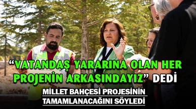 Garnizon Millet Bahçesi'nde çalışmalar devam ediyor