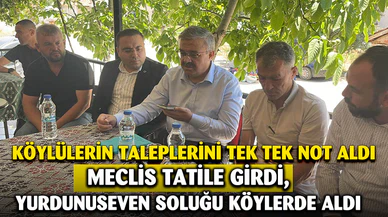 Yurdunuseven Meclis Tatilini Köylerde Geçiriyor