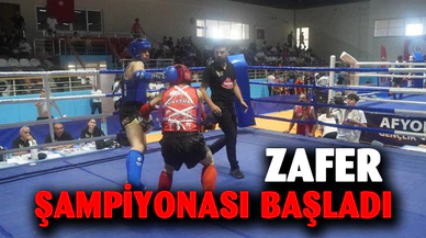 Afyonkarahisar’da Muaythai iller arası Zafer Kupası başladı