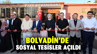 Sosyal tesisler açıldı