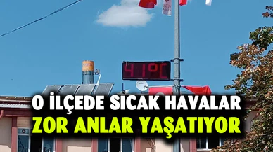 Afyonkarahisar sıcaklıklar zor anlar yaşatıyor