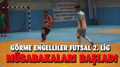 Görme Engelliler Futsal 2. Lig müsabakaları başladı