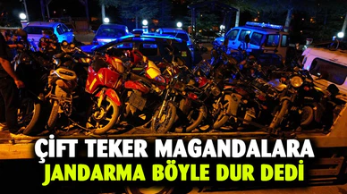 Bolvadin'de 33 motosiklet trafikten men edildi