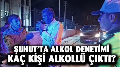 Afyonakrahisar Şuhut'ta alkol denetimi