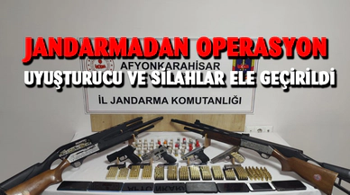 Afyonkarahisar'da jandarma operasyon yaptı