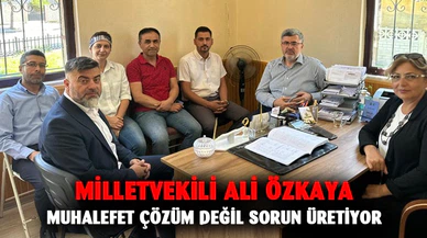 Milletvekili Özkaya:  “Milletimizin Emrindeyiz”