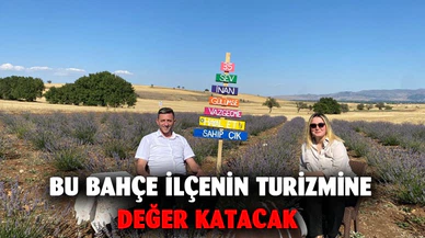 Kadın girişimci lavanta bahçesi açtı