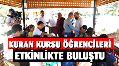 Susuz Kasabası Kur’an Kursu öğrencileri etkinlikte buluştu