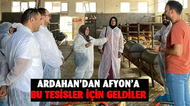 Ardahanlı süt üretici kadınlar Afyonkarahisar’ı ziyaret etti