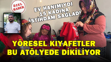 Yöresel Kıyafetler El Emeği İle Hazırlanıyor