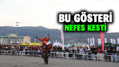 Afyonkarahisar'da bu gösteri nefes kesti