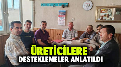 Şuhut’ta üreticilere tarım destekleri anlatıldı