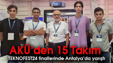 AKÜ’den 15 Takım TEKNOFEST24 finallerinde Antalya’da yarıştı