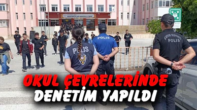 Okul çevrelerinde denetim yapıldı