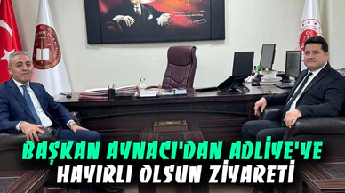 Başkan Aynacı'dan Adliye'ye hayırlı olsun ziyareti