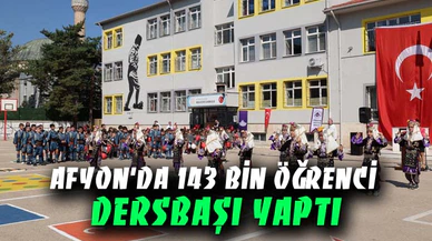 Afyonkarahisar'da tatil bitti, ders zili çaldı