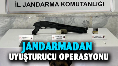 Jandarmadan uyuşturucu operasyonu