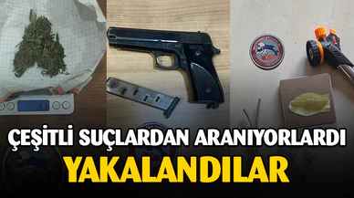 Çeşitli suçlardan aranan 19 kişi yakalandı