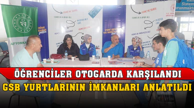 Üniversite öğrencilerini otogarda karşıladılar