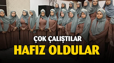 102 öğrenci hafız oldu