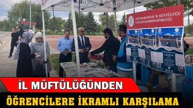 İl Müftülüğü öğrencileri ikramlarla karşıladı