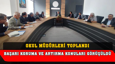 Afyonkarahisar’da okul müdürleri toplandı