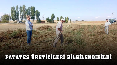 Patates üreticileri bilgilendirildi