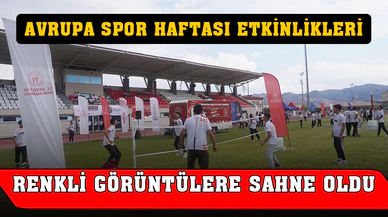 Avrupa Spor Haftası kutlamaları renkli görüntülere sahne oldu