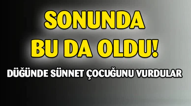 Sünnet Çocuğu Maganda Kurşunlarının Hedefi Oldu