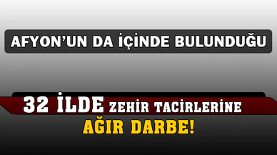 Zehir tacirlerine ağır darbe