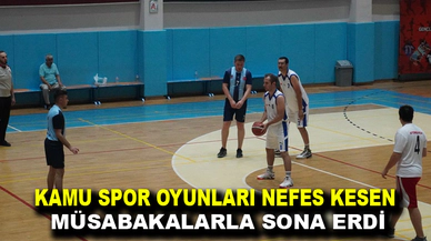 Kamu Spor Oyunları Nefes Kesen Müsabakalarla Sona Erdi