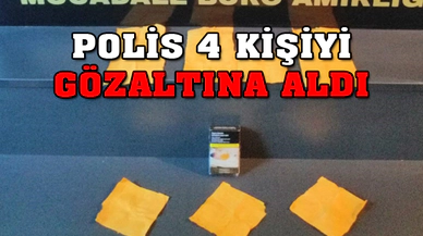 Afyonkarahisar'da polis 4 kişiye gözaltı yaptı