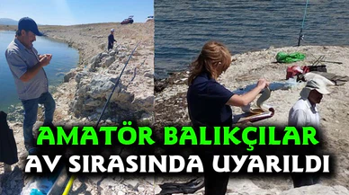 Amatör balıkçılar bilgilendirildi