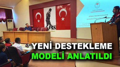 Afyonkarahisar’da yeni destekleme modeli anlatıldı