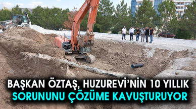 Başkan Öztaş, Huzurevi’nin 10 yıllık sorununu çözüme kavuşturuyor
