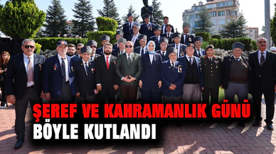 Şeref ve kahramanlık günü kutlandı