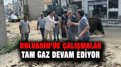BAŞKAN AYNACI, ÇALIŞMALARI YERİNDE İNCELEDİ