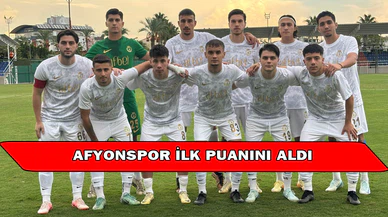Afyonspor ilk puanını aldı