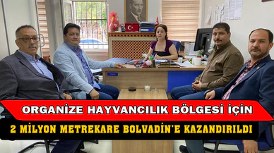 Organize Hayvancılık Bölgesi için 2 Milyon Metrekare Bolvadin’e kazandırıldı
