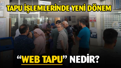 ‘Web-Tapu' işlemleri vatandaşların işlerini kolaylaştırıyor