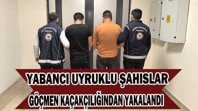 Yabancı uyruklu şahıslar göçmen kaçakçılığı yaparken yakalandı