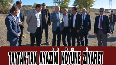Taytak’tan Ayazini köyüne ziyaret